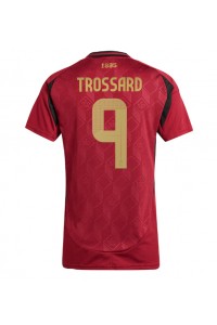 Belgia Leandro Trossard #9 Fotballdrakt Hjemme Klær Dame EM 2024 Korte ermer